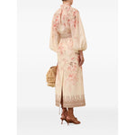 Zimmermann Illuminate Pencil Midi Skirt 9995SS251CORF-P25