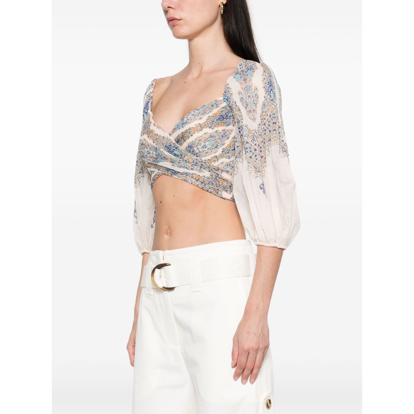 Zimmermann Zimmerman pleated design top Topwear