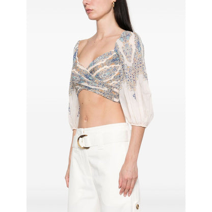Zimmermann Zimmerman pleated design top Topwear