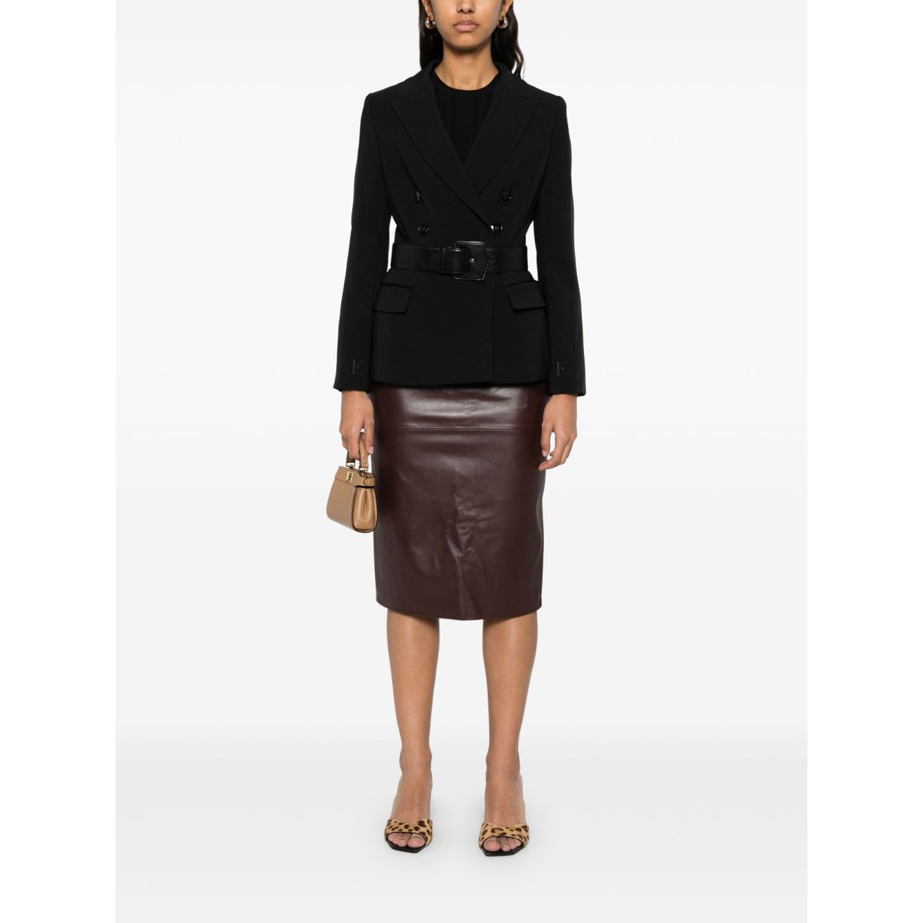 Elisabetta Franchi double breasted blazer Jackets