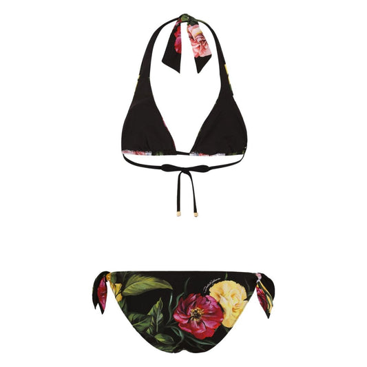 Dolce & Gabbana floral print bikini set