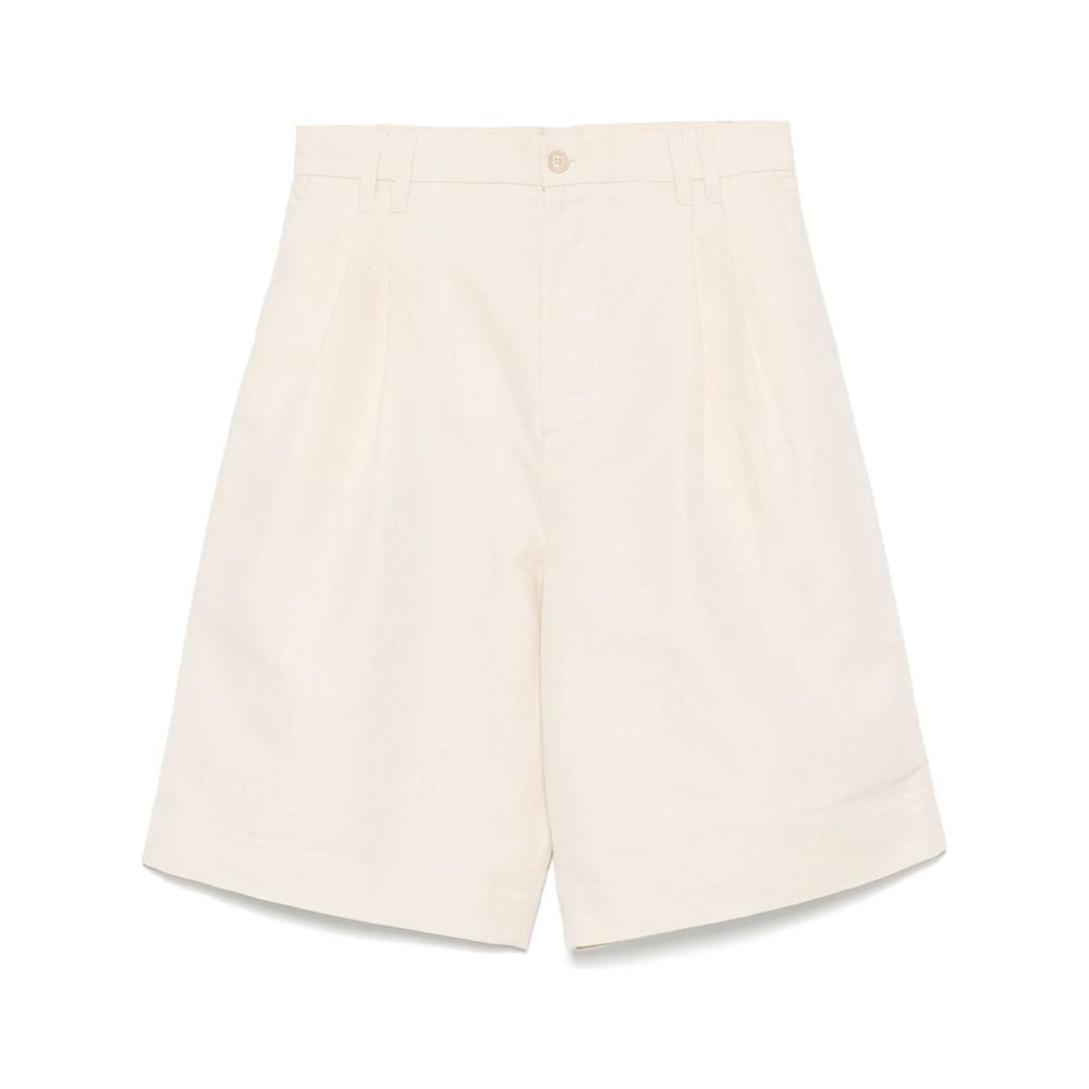 Filippa K linen and cotton blend shorts 311140092-P25