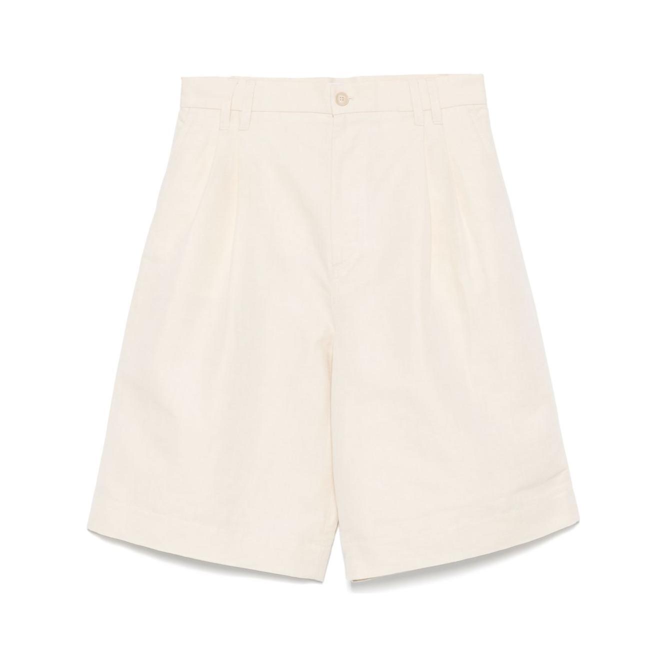 Filippa K linen and cotton blend shorts 311140092-P25