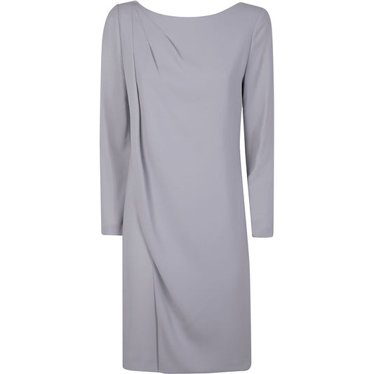 Emporio Armani panel-detail cady-texture mini dress