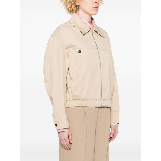 Closed Cotton-linen work jacket Jackets Closed Beige