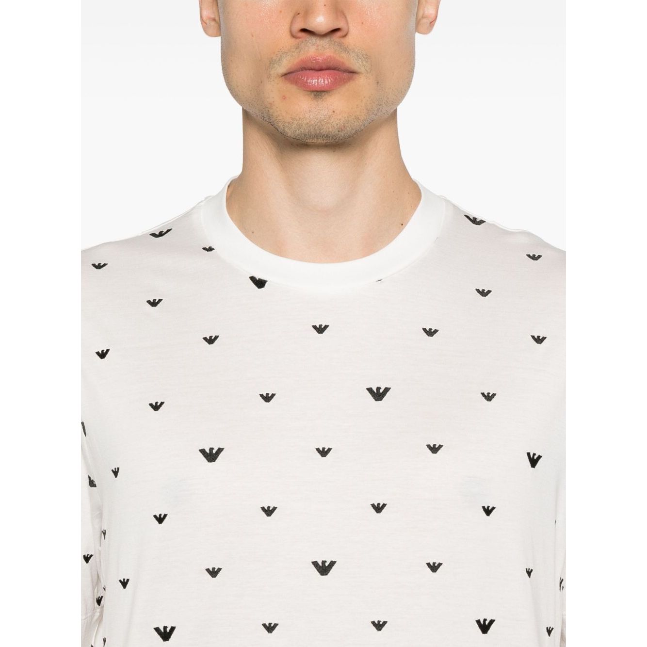 Emporio Armani Allover Logo T -Shirt