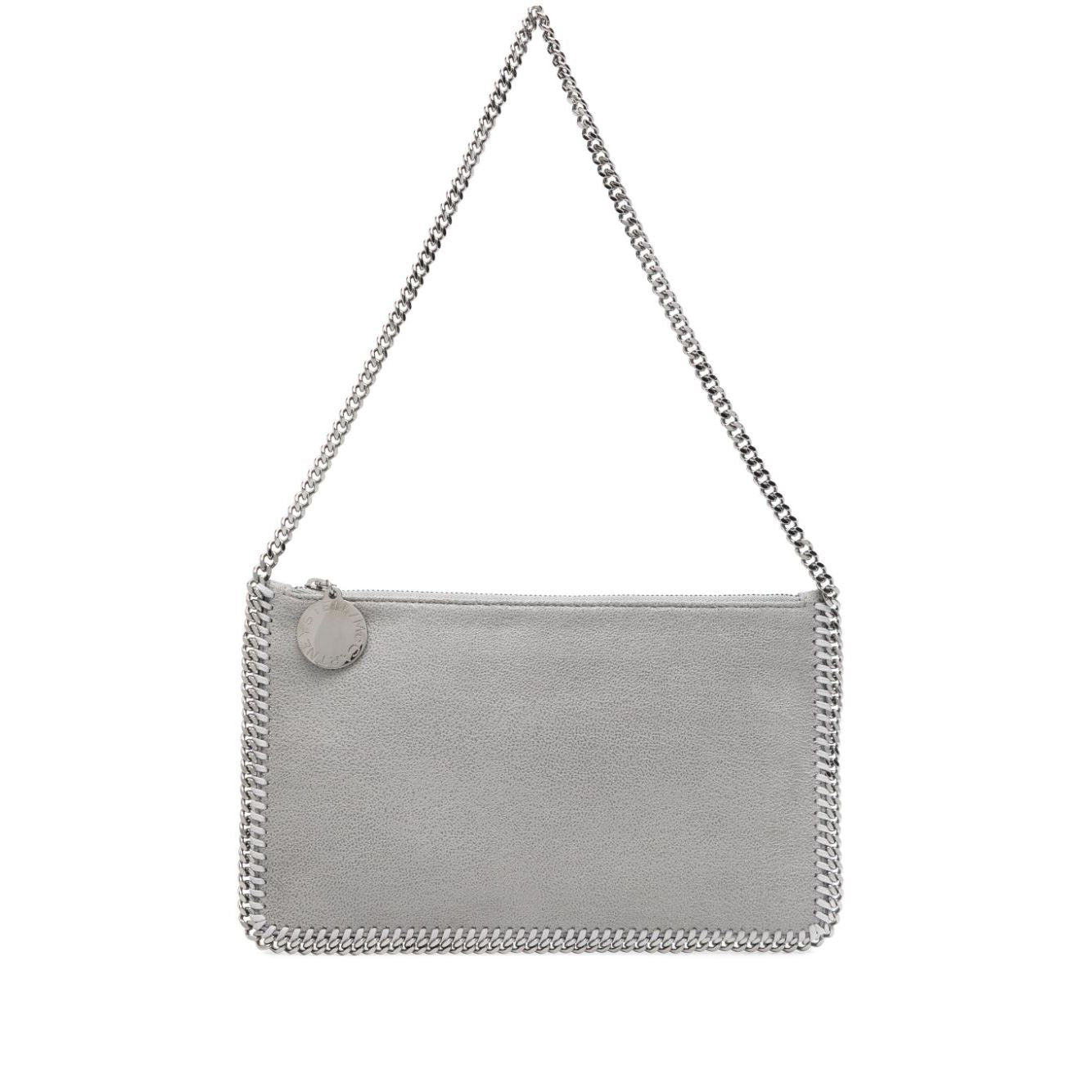 Front view with bag zipped and handles upright.