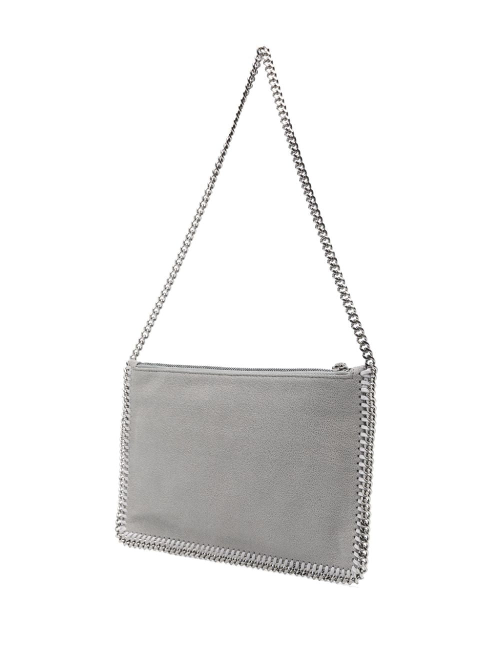 Front view with bag zipped and handles upright.