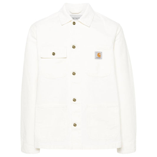 CARHARTT WIP MAIN Jackets White Jackets Carhartt Wip Main White Smoke