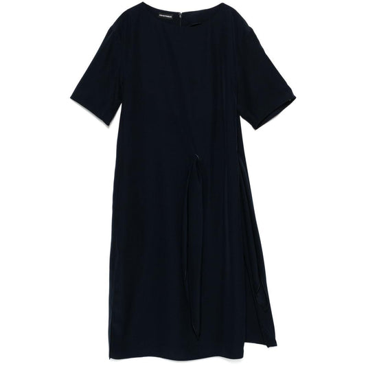 Emporio Armani Short dress with side knot EW001538TE14039UB115-P25