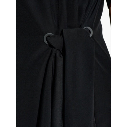 Emporio Armani midi dress with waist knot