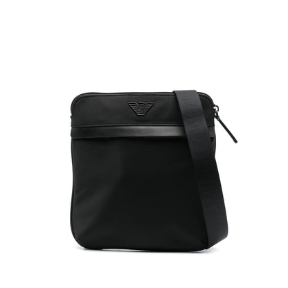 Emporio Armani ASV recycled-nylon flat shoulder bag