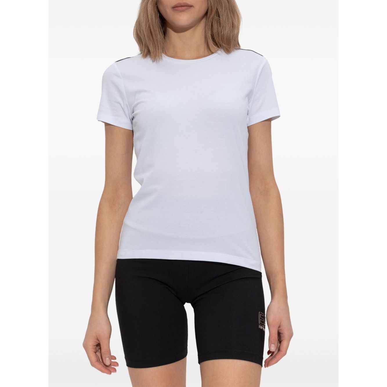 EA7 T-shirts and Polos White Topwear