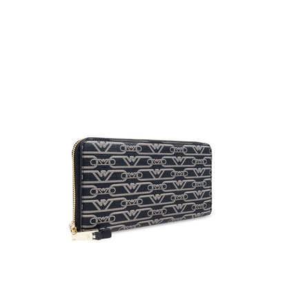 Emporio Armani Allover logo continental wallet