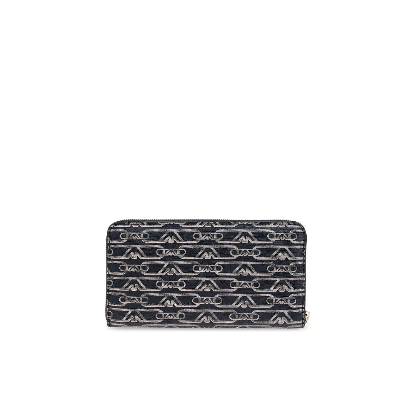 Emporio Armani Allover logo continental wallet