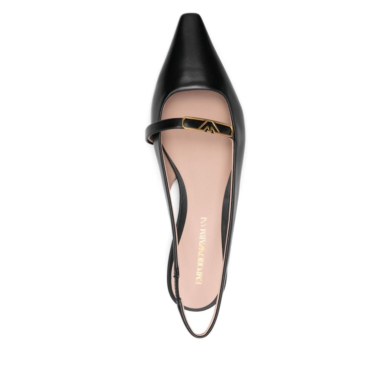 EMPORIO ARMANI EXCLUSIVE Emporio Armani leather ballet flats