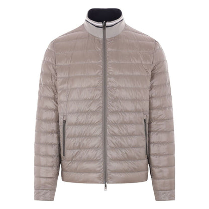 Herno Coats Clear Blue Jackets