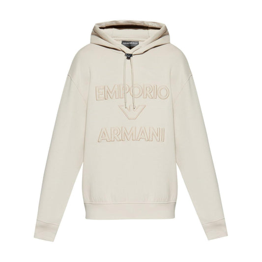 Emporio Armani Sweaters Beige Topwear