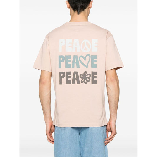Emporio Armani T-shirts and Polos Beige Topwear