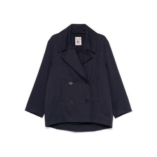 Semicouture Jackets Blue Jackets Semicouture Dark Slate Gray
