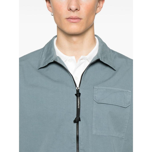 C.P. Company C.P.Company Coats Grey Jackets C.P. Company Light Slate Gray