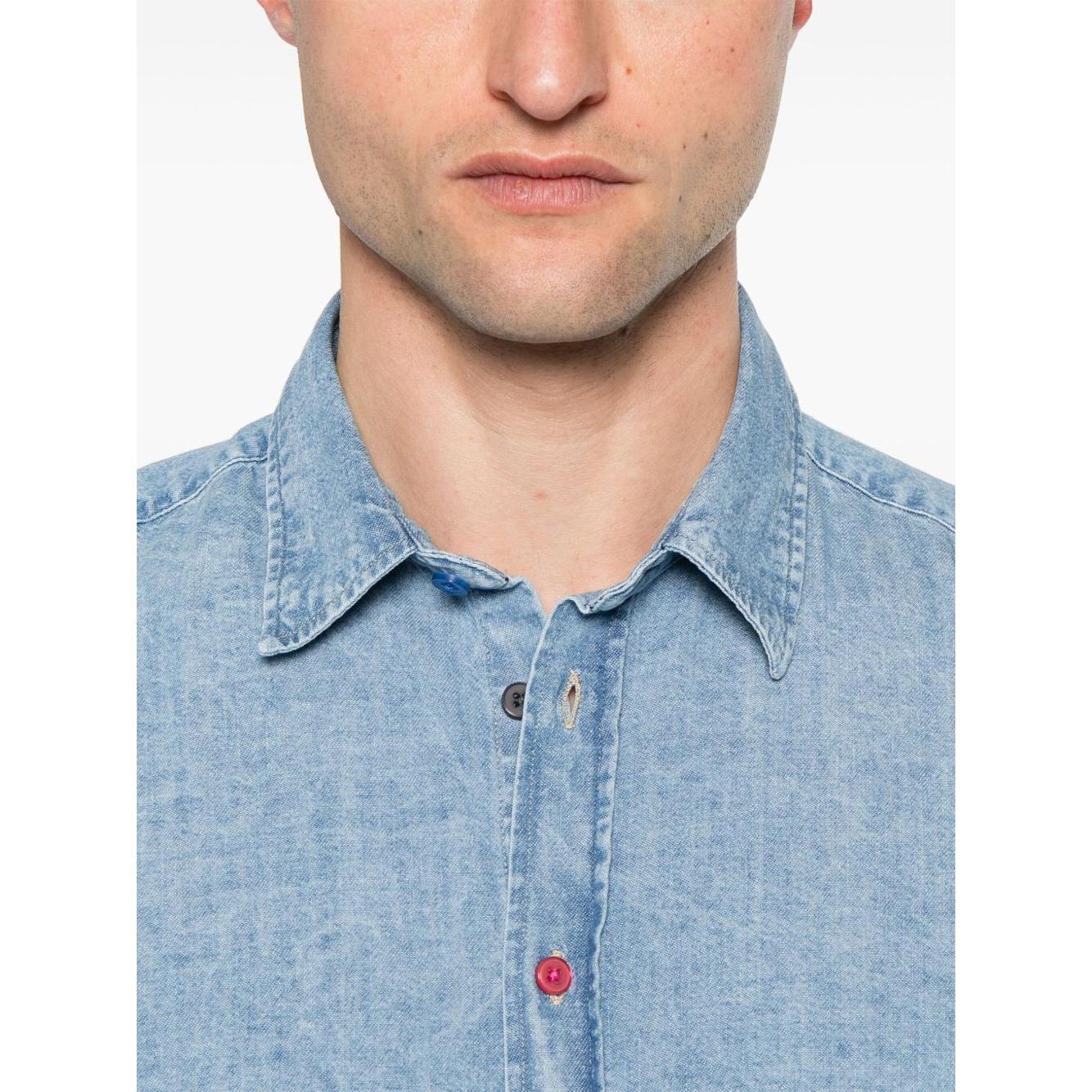 PS By Paul Smith Shirts Clear Blue M2R612PP22096LT-P25