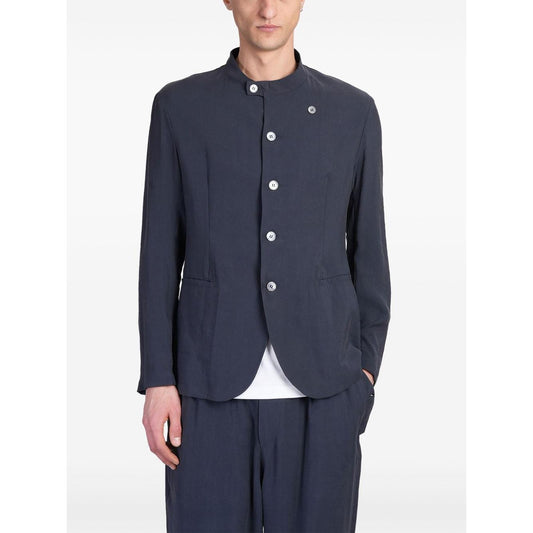 Emporio Armani Jackets Blue Jackets Emporio Armani Dark Slate Gray