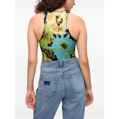 Ganni floral-print Bodysuit