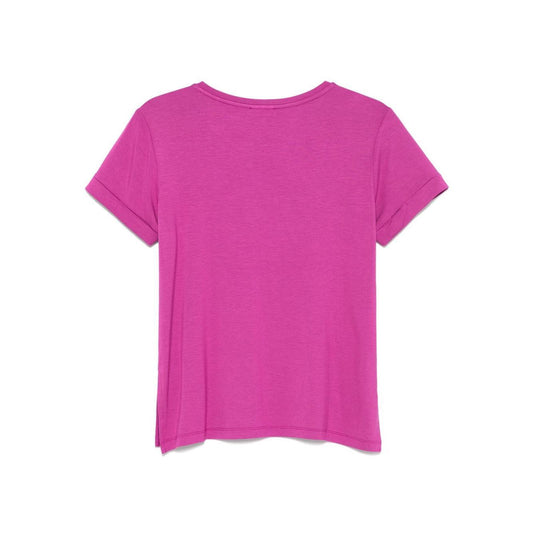 Emporio Armani T-shirts and Polos Purple Topwear
