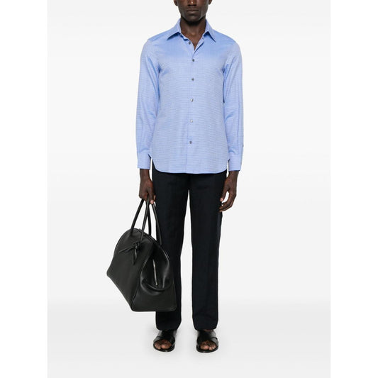 Emporio Armani Shirts Clear Blue EM001537AF14341F9060-P25