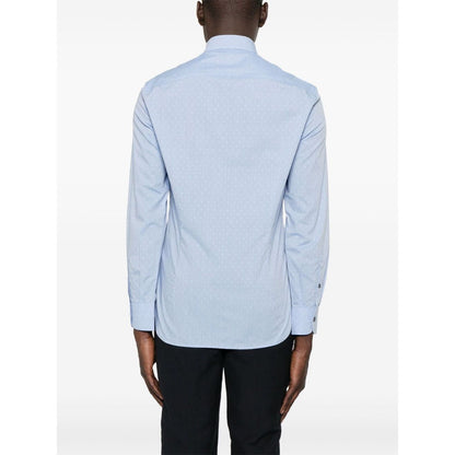 Emporio Armani Shirts Clear Blue Shirts