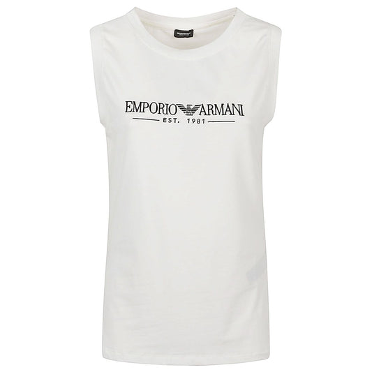 Emporio Armani Top White Topwear