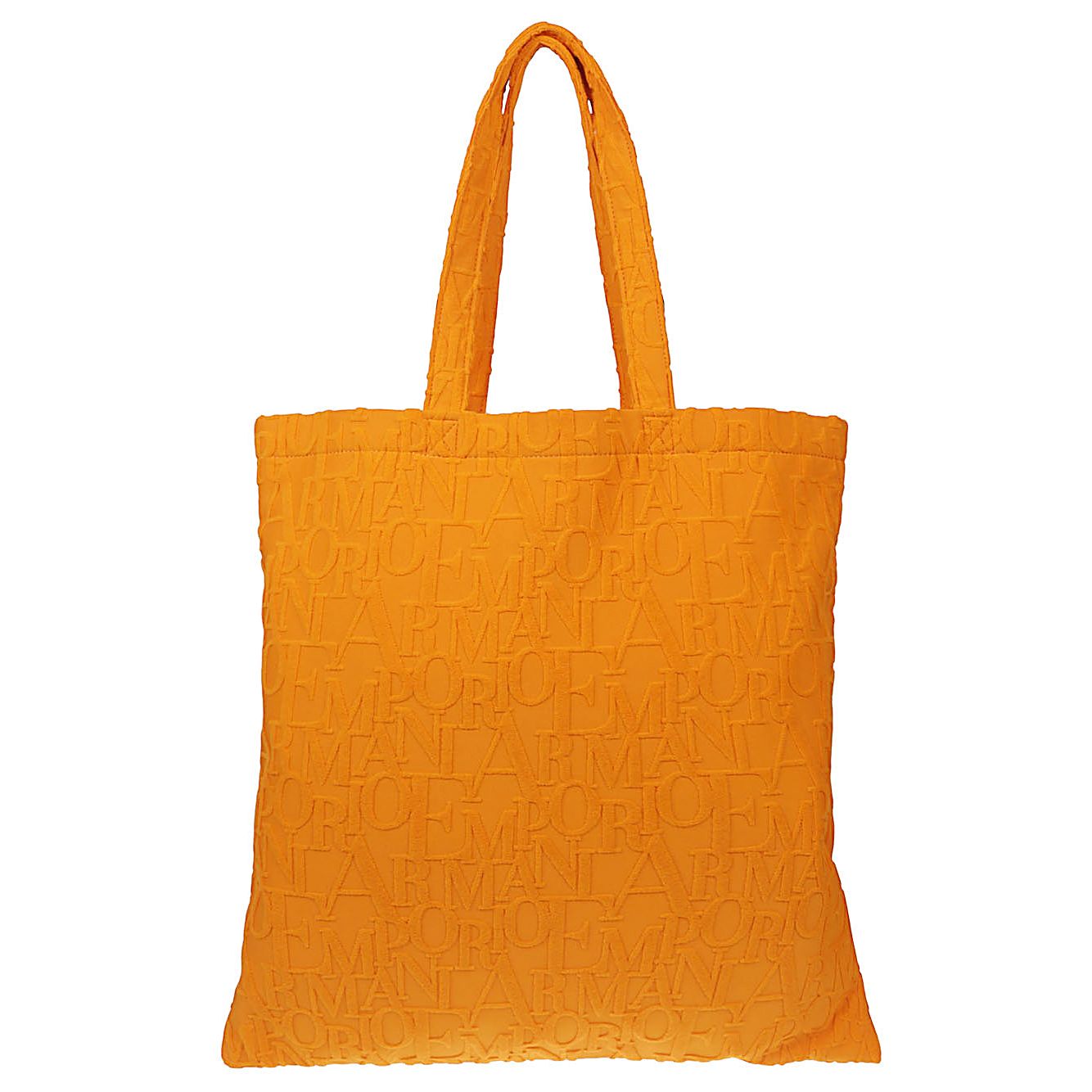 Front view with bag zipped and handles upright.