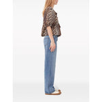 GANNI Top Brown F9116943-AI25