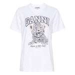 GANNI T-shirts and Polos White T4124943-AI25