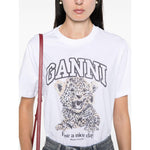 GANNI T-shirts and Polos White T4124943-AI25