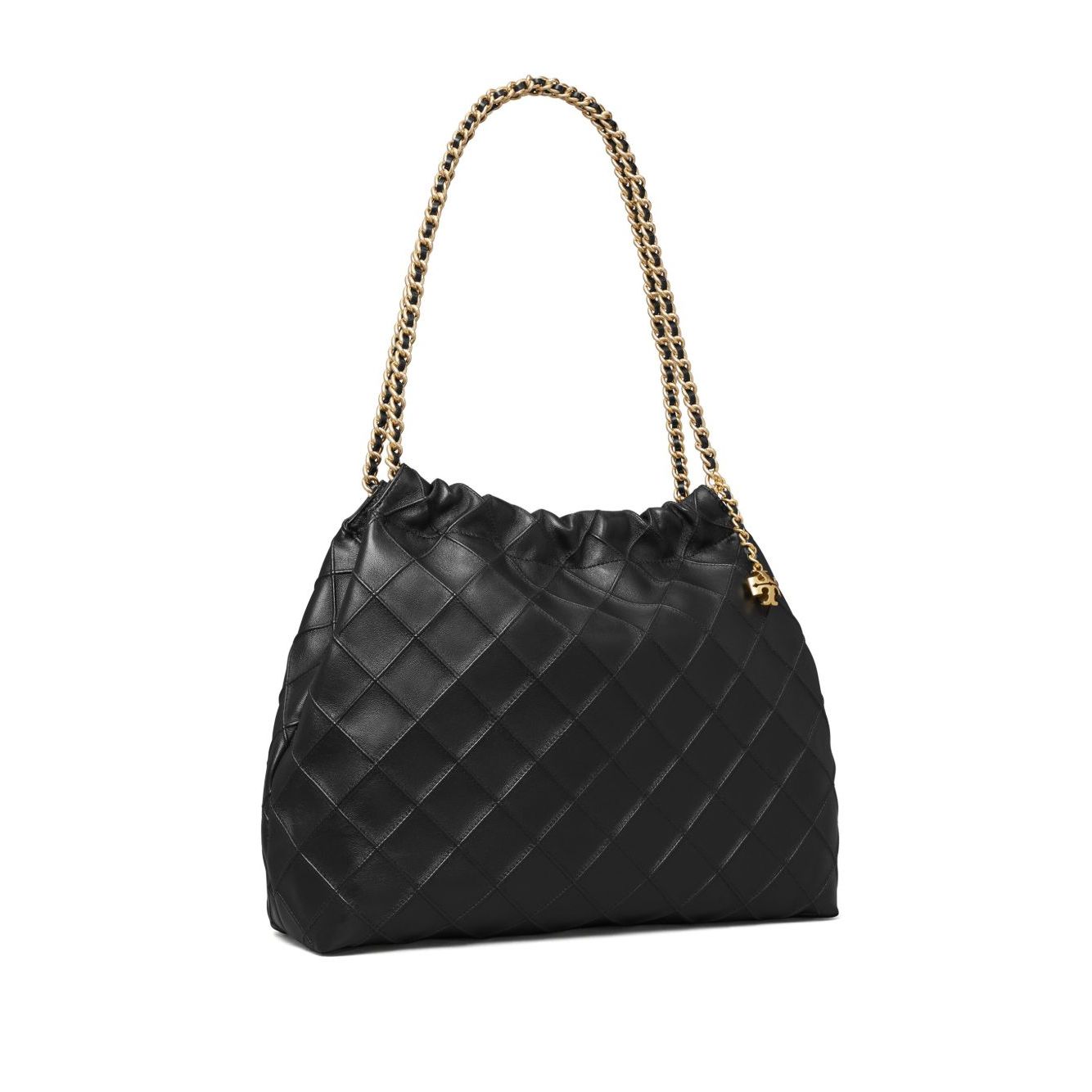 Front view with bag zipped and handles upright.