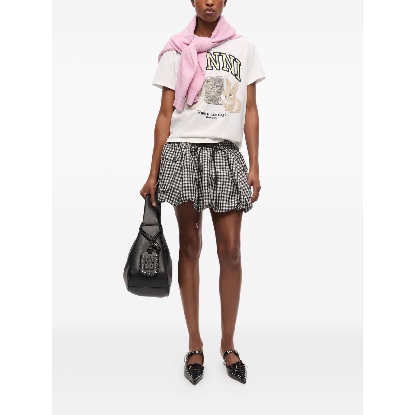 GANNI T-shirts and Polos White T4237151-AI25