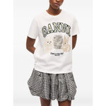 GANNI T-shirts and Polos White T4237151-AI25