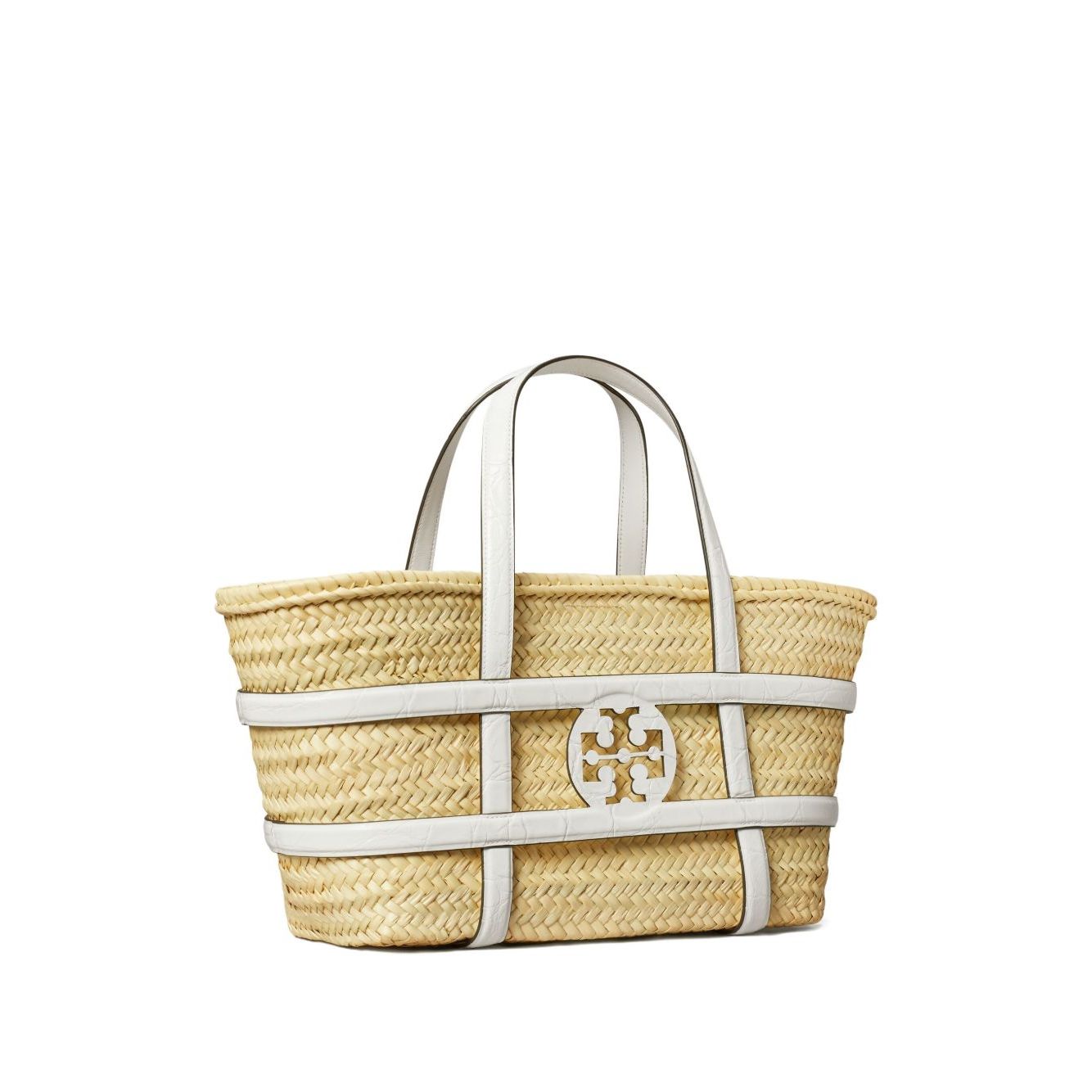 Front view with bag zipped and handles upright.