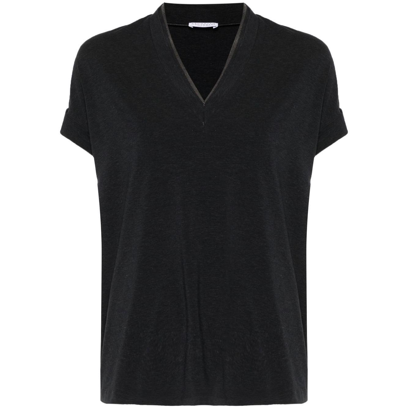 Brunello Cucinelli T-shirts and Polos Grey MPT18BD222C055-AI25