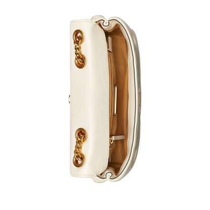 Tory Burch Kira Diamond small leather shoulder bag