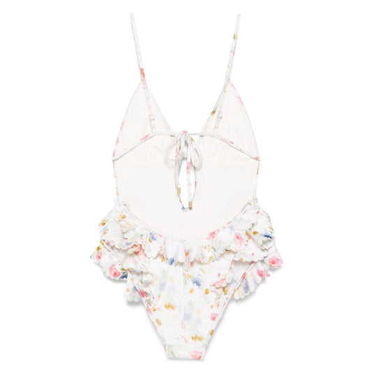 Zimmermann Lucky one-piece swimsuit with ruffles