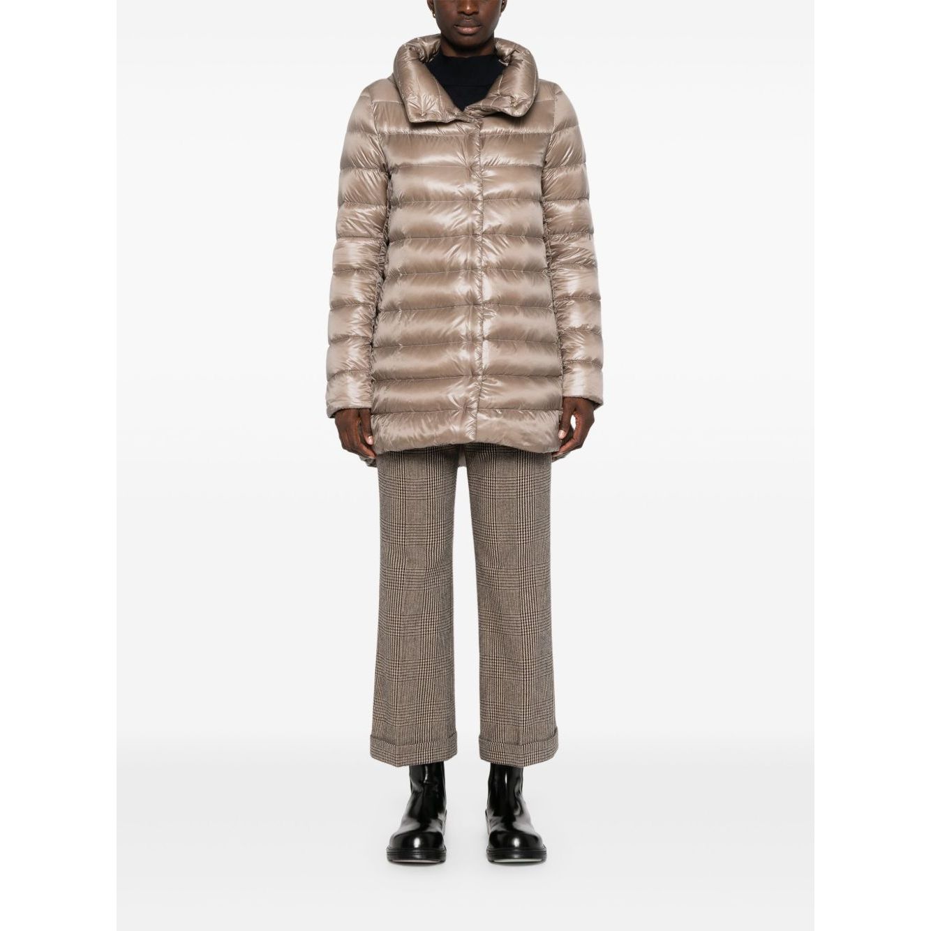 Herno Coats Dove Grey Jackets