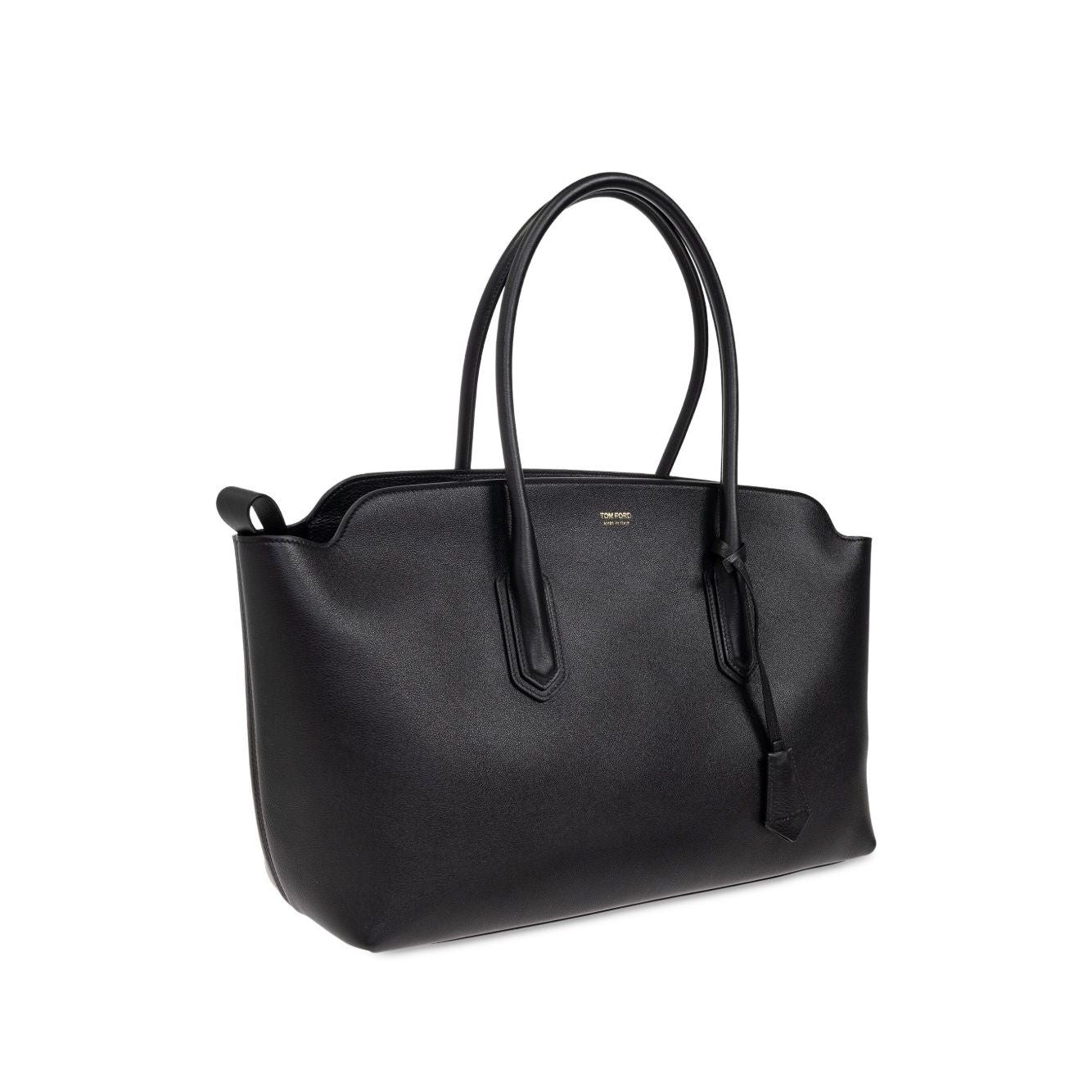 Front view with bag zipped and handles upright.