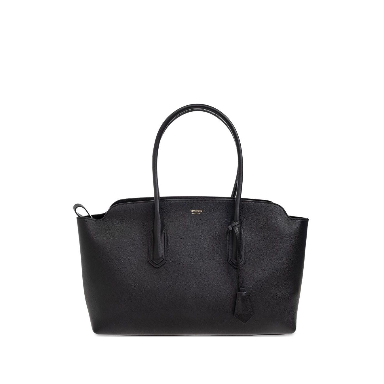 Front view with bag zipped and handles upright.