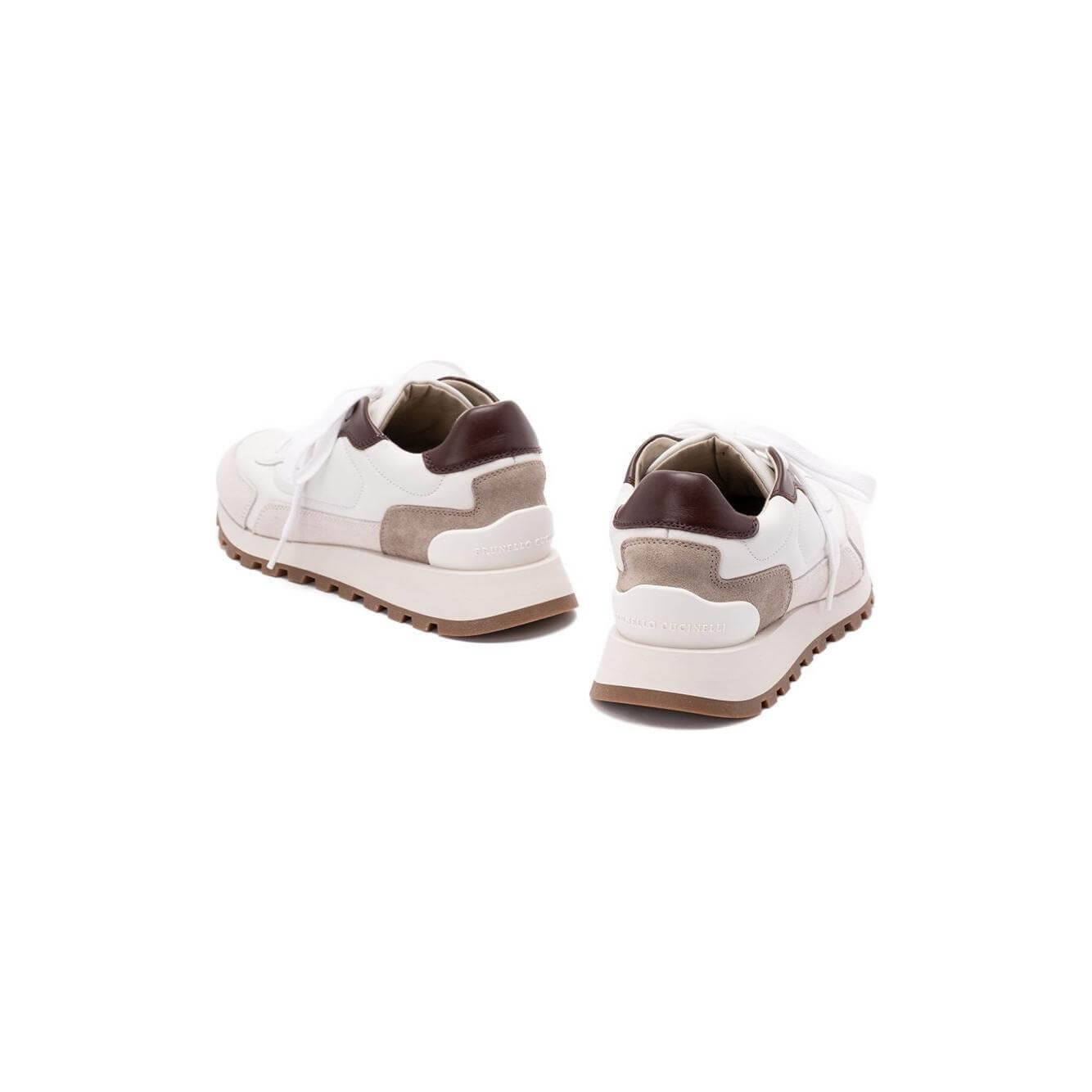 Brunello Cucinelli Calfskin and suede runners MZGSG3028PC7592-AI25