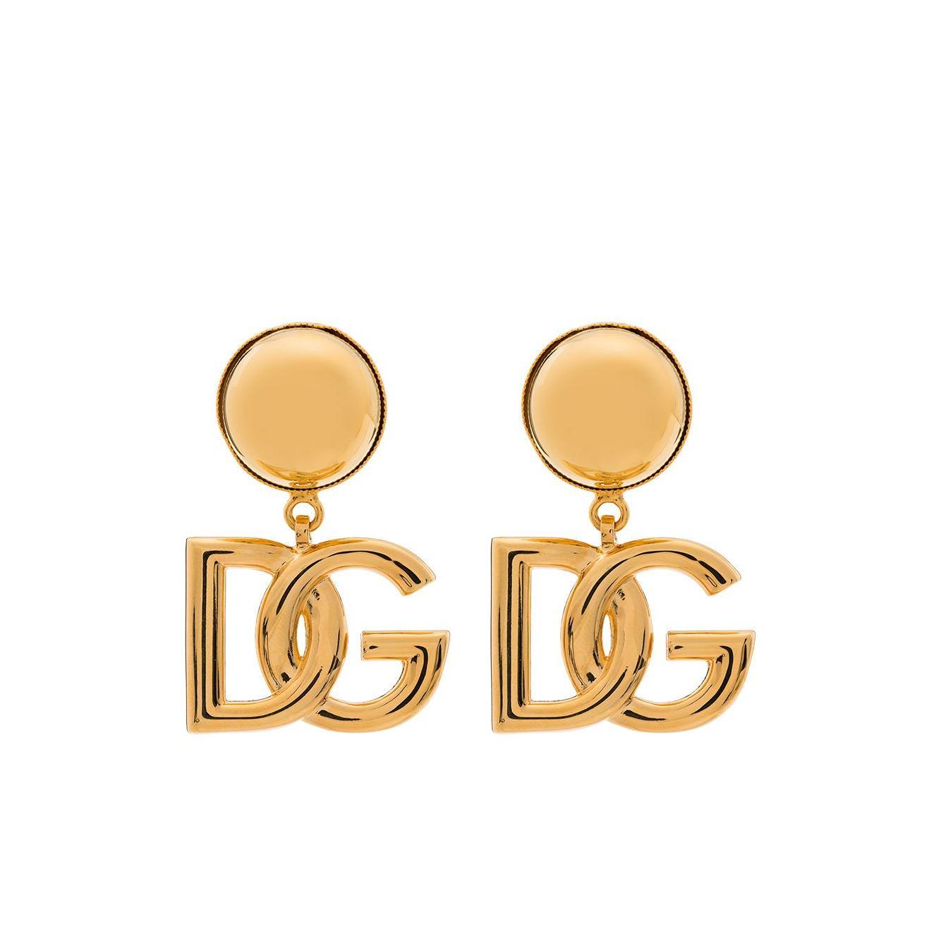 Dolce & Gabbana DG Logo earrings WEN6P6W1111ZOO00-AI25