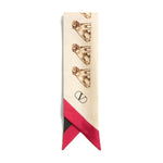 Valentino Garavani Scarf Bandeaux Petit Charles In Silk