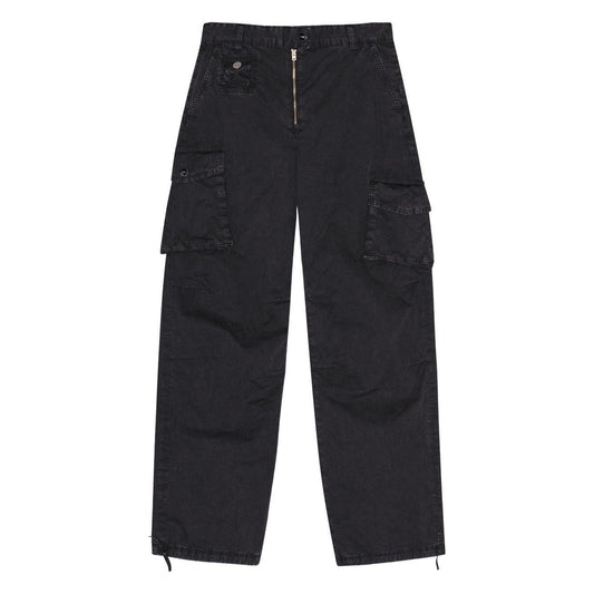 GANNI Trousers Grey W0446252-AI25